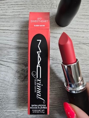 MAC Macximal Sleek Satin Lippenstift | 817 Sweetheart | 3,5g/0,12oz | Neu im Karton  Authentisch