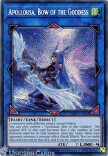 RA02-EN040 Apollousa, Bow of the Goddess : Secret Rare 1st Edition YuGiOh Card