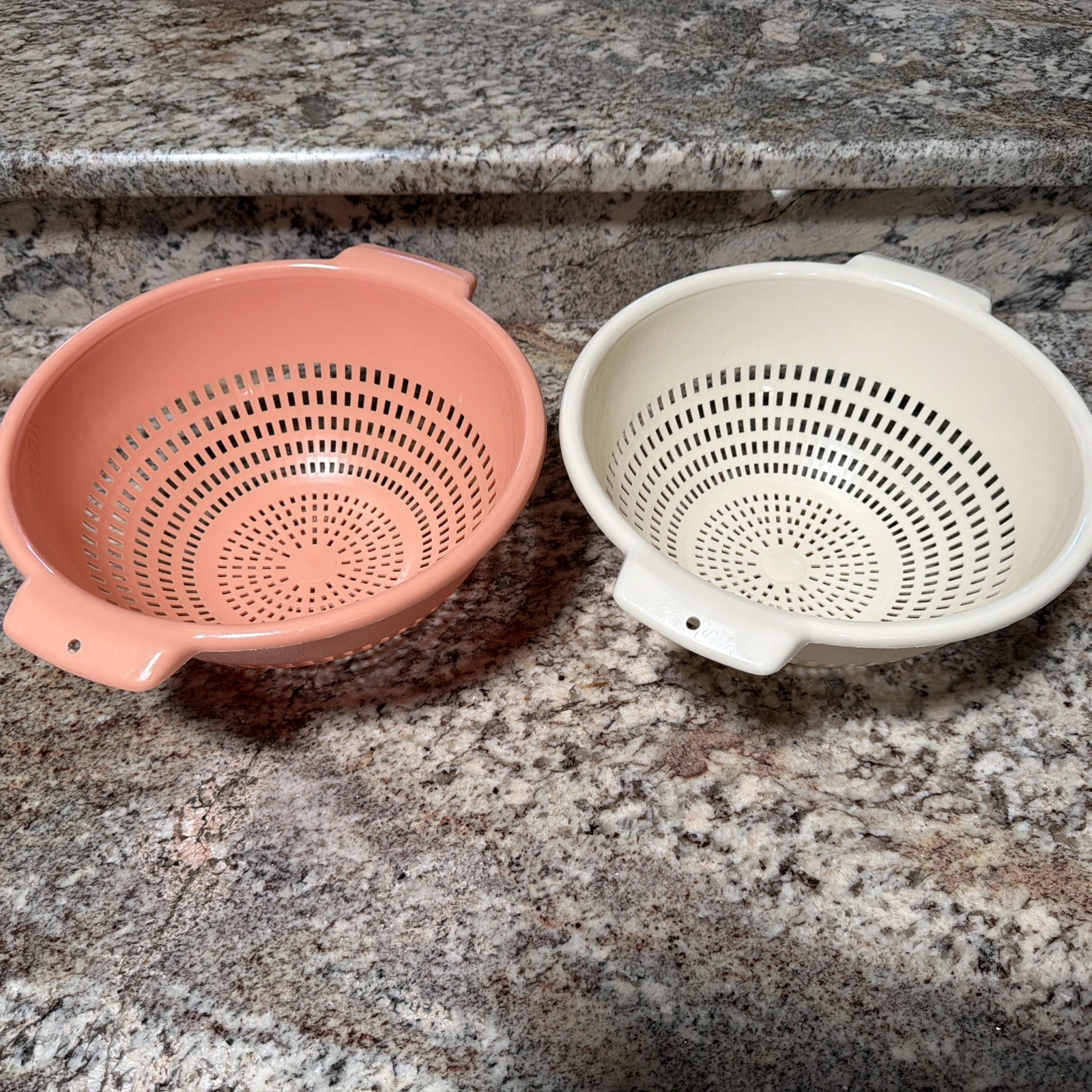 2 Vintage Villaware Colanders