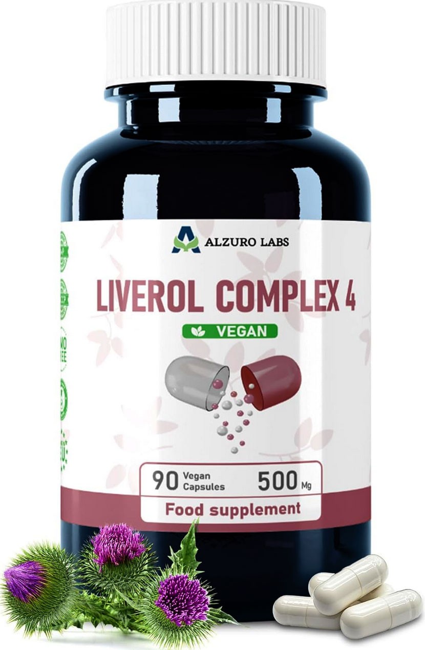 Liver Complex 4 500mg 90  Capsules Natural Detox Formula