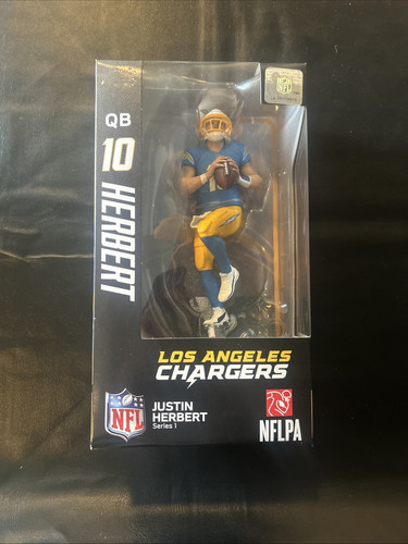 Justin Herbert (Los Angeles Chargers) Imports Dragon NFL 6" Figur Serie 1