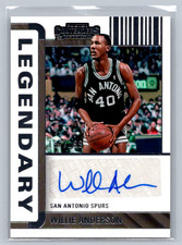 2022-23 Panini Contenders Basketball Willie Anderson Legendary Auto /199 #LC-WAN