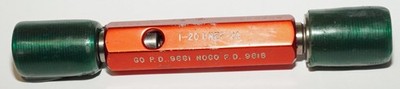 Atlas 1-20 UNEF-2A Set Plug Thread Gage   GO .9661 / NOGO .9616