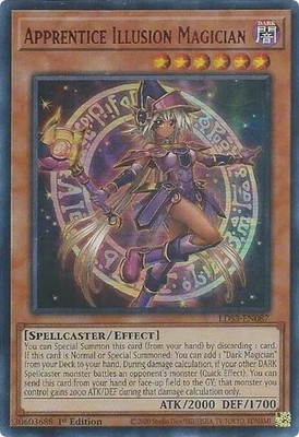 YUGIOH: 1X Apprentice Illusion Magician (Red) LDS3-EN087 Ultra Rare NM