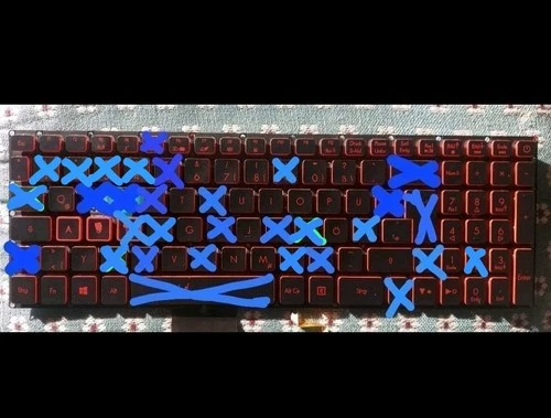 Ich verkaufe einzelne Tasten der Tastatur für Acer Nitro 5