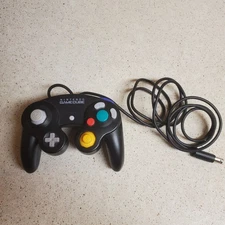 Official Nintendo GameCube Jet Black Controller OEM Tested Works Authentic 