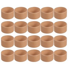 20Pcs Children DIY Craft Paper Rolls Round Brown Painting Cardboard Tubes