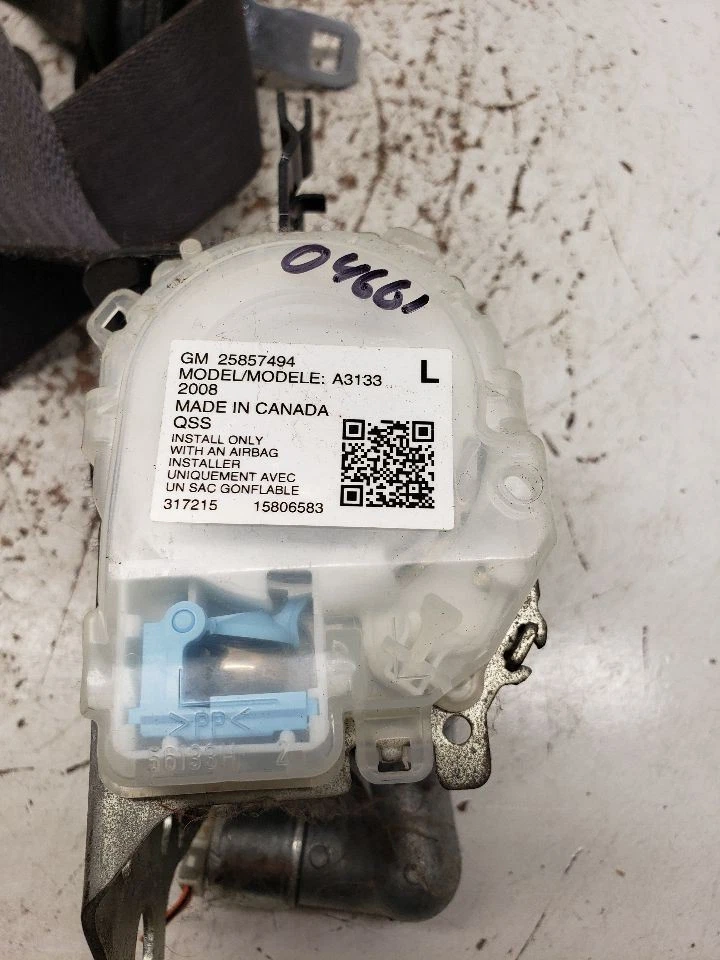 Seat Belt Front Bucket Driver Retractor Fits 07-08 ACADIA 1359534 - Image 3 of 4