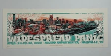 Widespread Panic Poster Ascend Nashville TN 2025 S/N Silkscreen Official X/25 JT