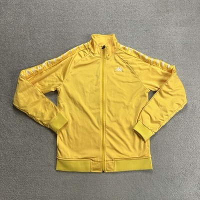 KAPPA Trainingsjacke Jacke Gr L Retro Sportjacke Track Jacket 90er 6113 Gelb