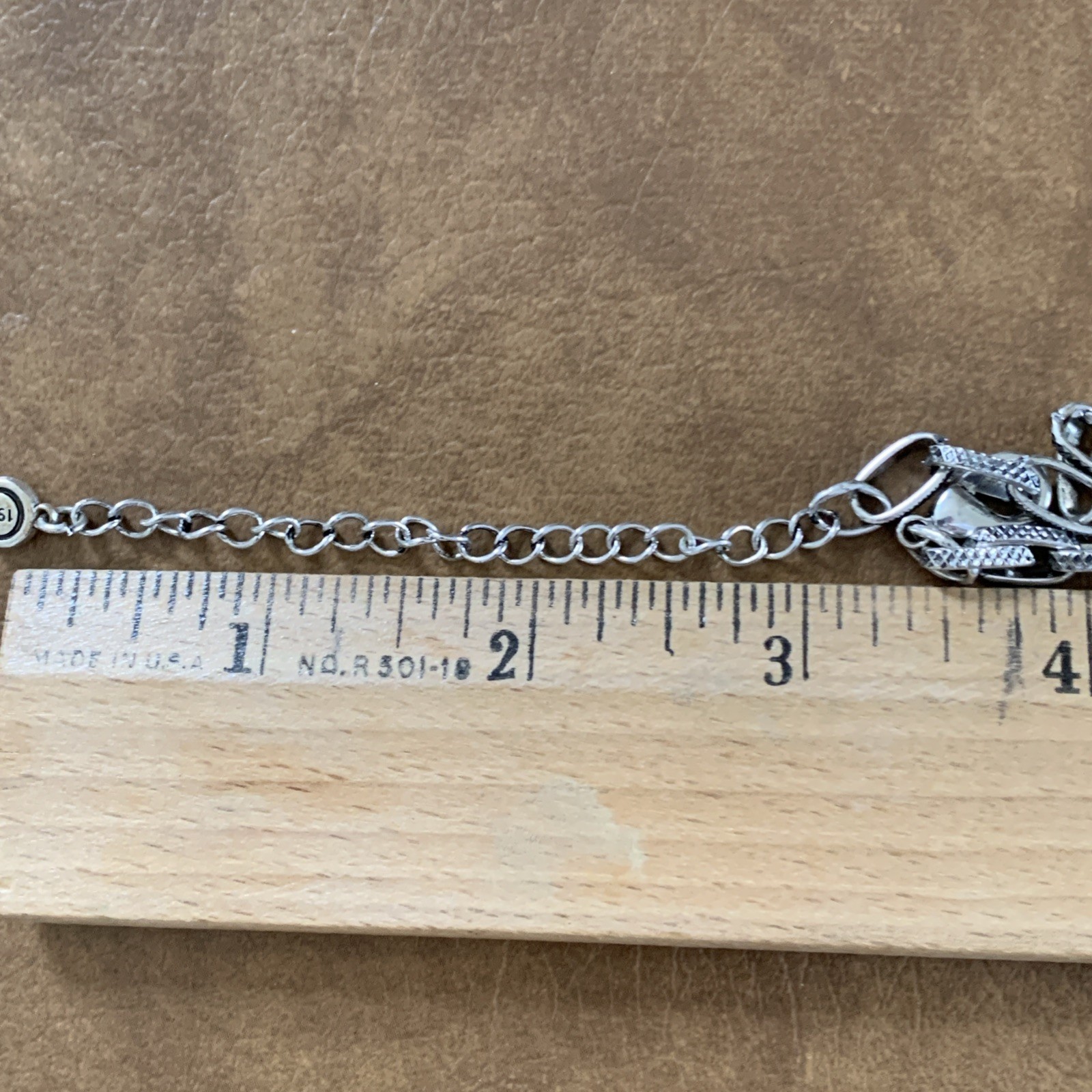 Cato c1946 Statement Necklace Red Silver Tone Fil… - image 10