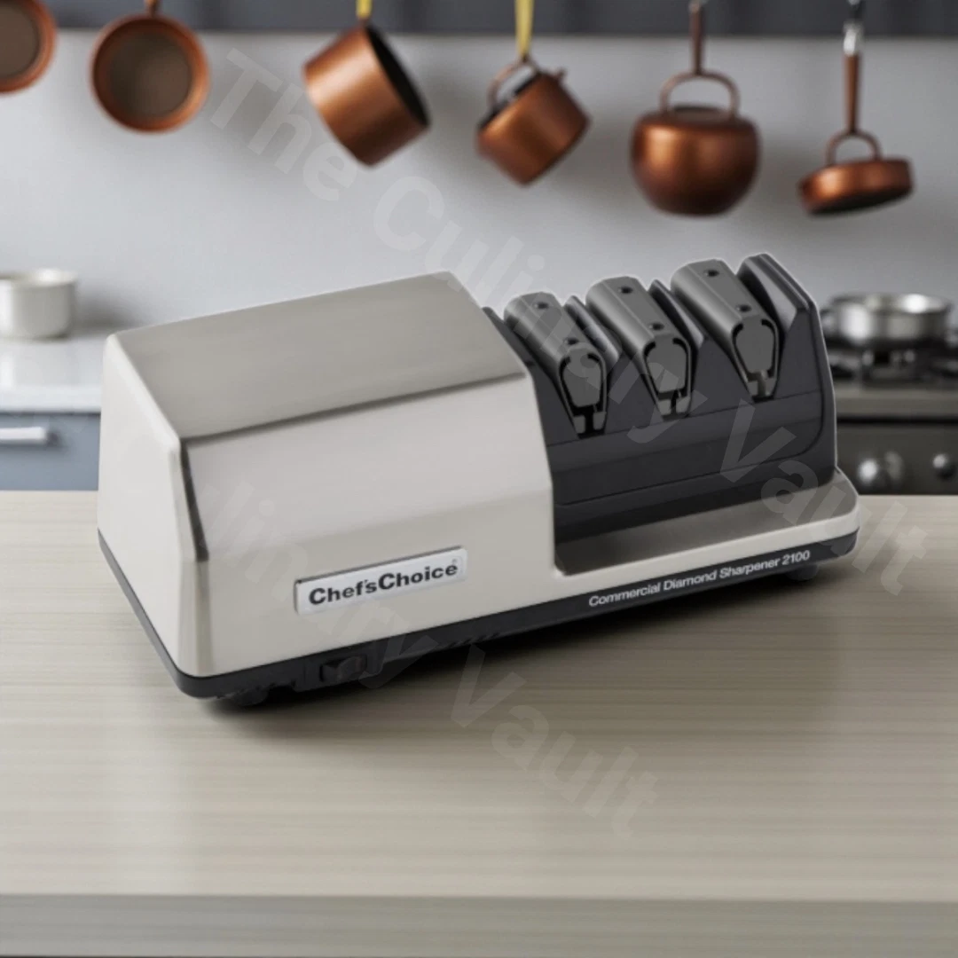 Chef's Choice EDGE SELECT 2100 Commercial DIAMOND 3 Stage Knife Sharpener BNIB