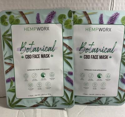 Botanical Infused  Facial Masks Lot of 3