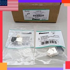 GENUINE Panduit Giga TX Cat6 jack black CJ688TGBL BOX OF 50. Free shipping