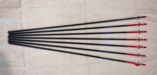 7 new Carbon Express Maxima Blue Streak Select .350 arrows