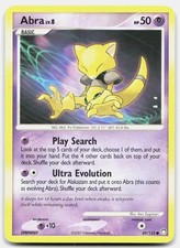 Abra 69/123 Common Mysterious Treasures Pokemon Lightly Played
