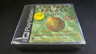 Caesars Palace 2000 Millennium Gold Edition Sony Playstation 1 PS1 NEW SEALED-!