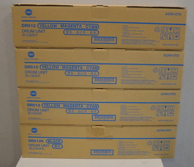 1x Satz Original Konica-Minolta  Drum DR-512 CMY  für  C224,C364,C454 ,C554