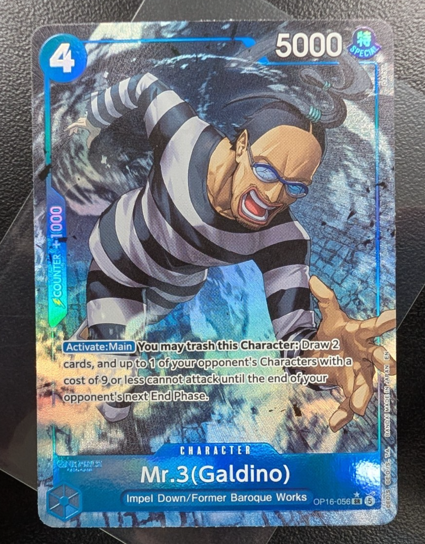 Mr 3 Galdino OP16-056 Alternate Art The Time of Battle One PIece