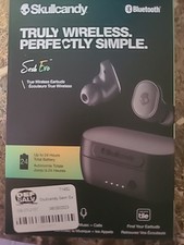SKULLCANDY Sesh Evo True Wireless Headphones 24 Hrs battery-Water resistant NIB
