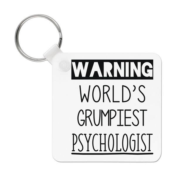 Warning World's Grumpiest Psychologe SchlüSselanhäNger Awesome Best Lustig-image