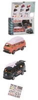 Majorette 212055006Q02 - Vw The Originals 2 Pieces Set - Vw T3 + Vw T1