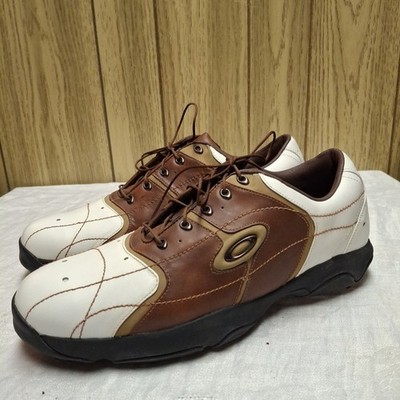 💎OAKLEY VINTAGE Golf Shoes Rare Spikes Metal Logo Grail Archive