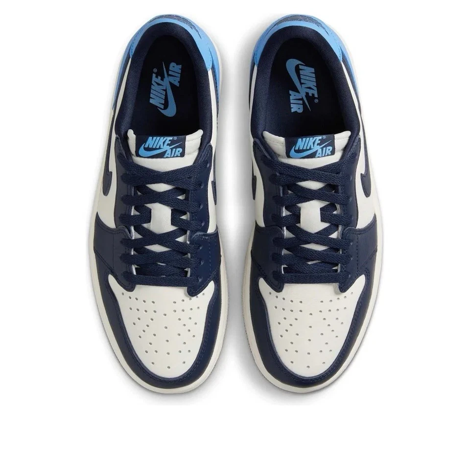 Size 11 - Air Jordan 1 Retro OG Low - Obsidian “UNC” Mens - Image 3 of 4