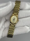 Vintage Seiko Ladies Gold Tone Quartz Watch V401-5109 Japan,New Battery,A Beauty