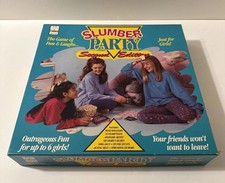 Vintage Slumber Party 2nd Edition Game (1993) by Cadaco -