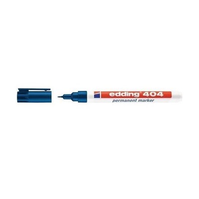 10 Stk. Edding Permanentmarker 404 blau Strich-B.0,75mm Rundspitze Marker
