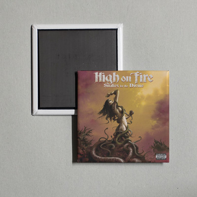 High On Fire - Snakes For The Divine (Bonus Tra Album Cover Locker Fridge Magnet