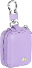 Earbuds Case Holder PU Leather Ear Buds Zipper Organizer Storage Bag