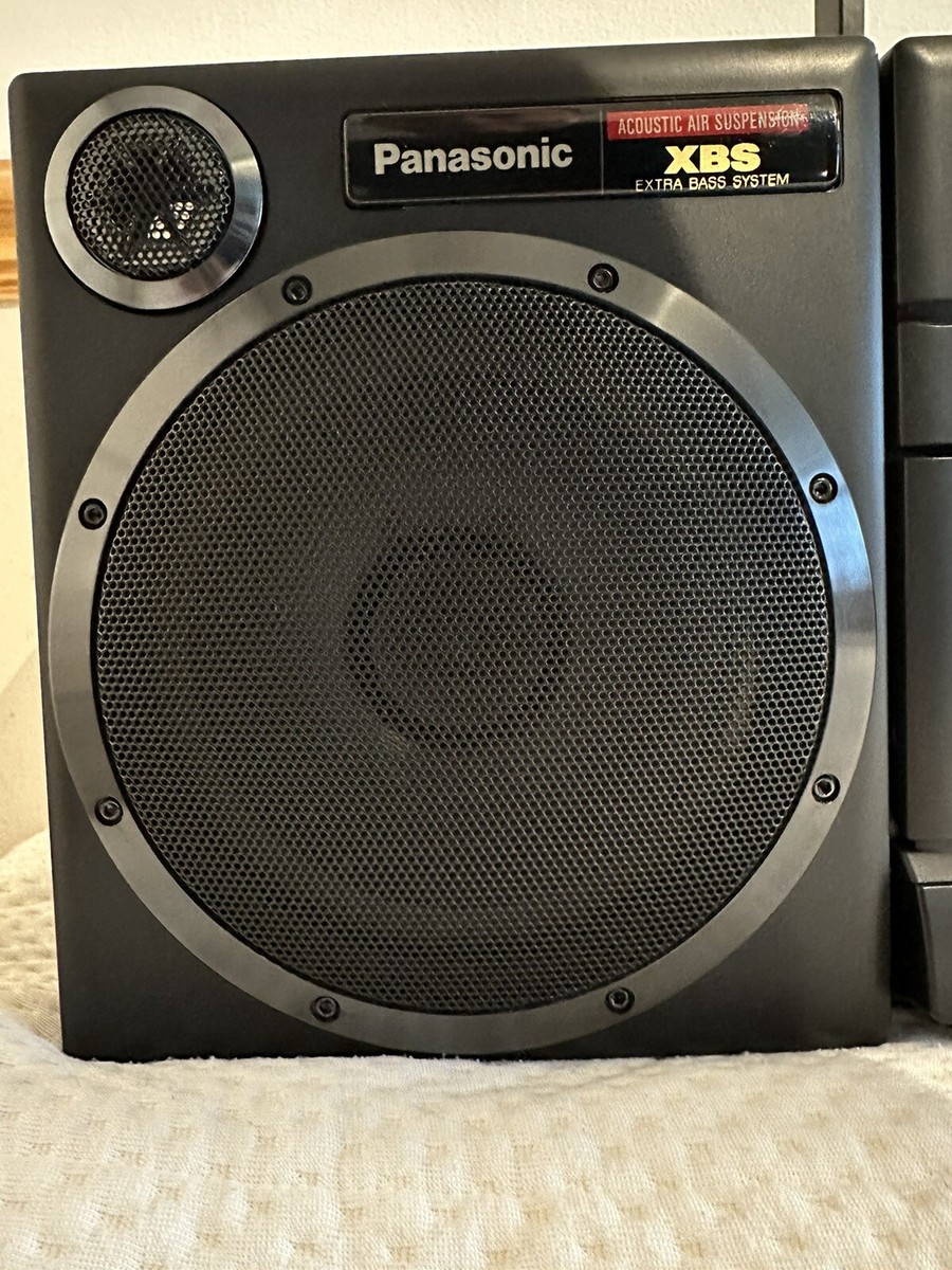 Rare 90s PANASONIC RX-DS660 stereo boombox With CARRY CASE cd tape