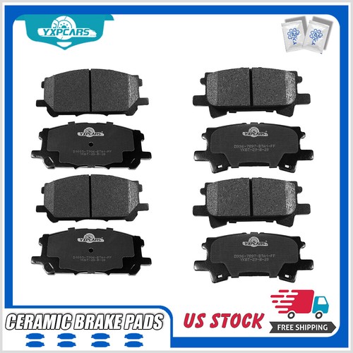 Front Rear Ceramic Brake Pads For Lexus RX330 RX350 RX400H Toyota