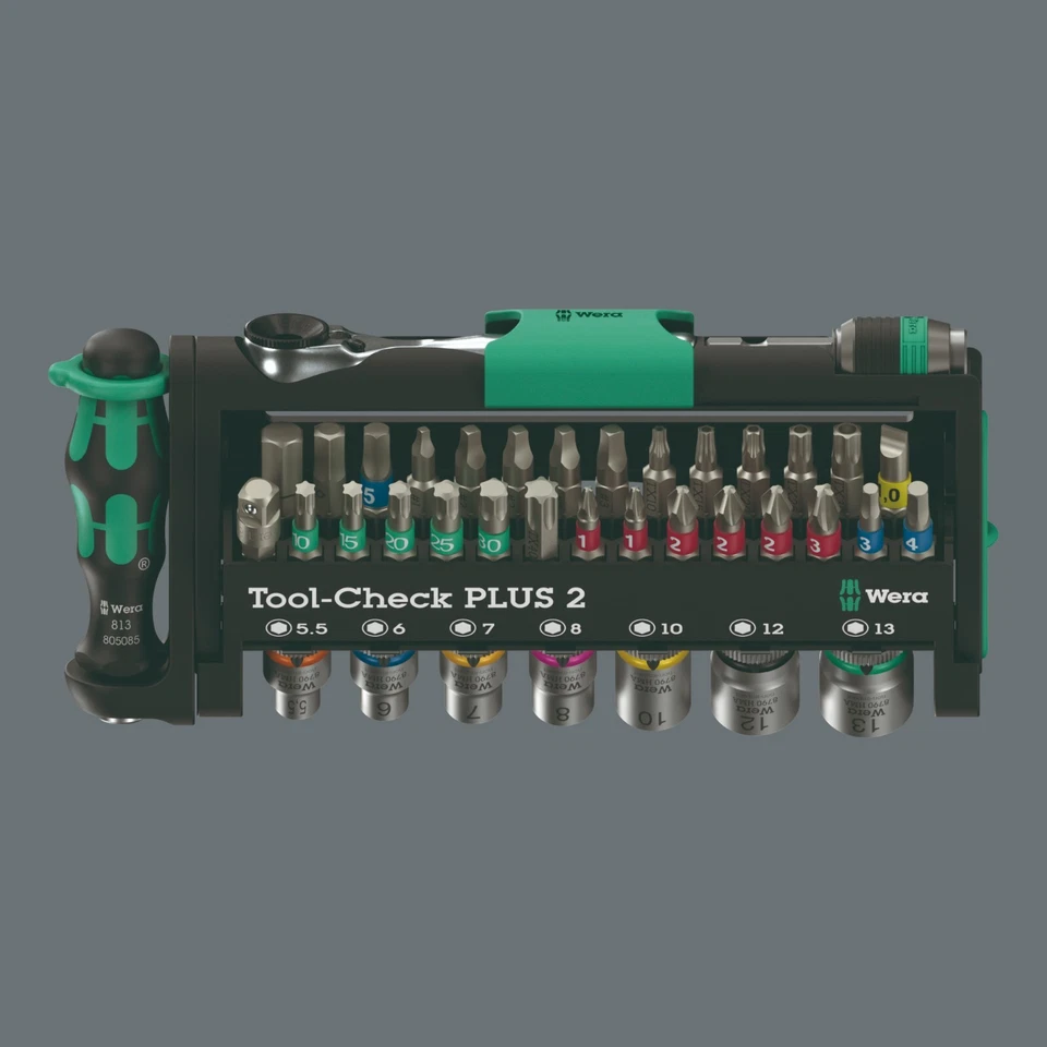 Wera Tool-Check PLUS 2, 39 pieces socket & Bit set - 05049056001 - Image 2 of 3