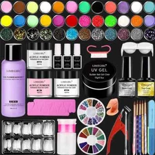 Acrylic Nail Kit for Nails Art All for Manicure Powder Set for Extension Nail