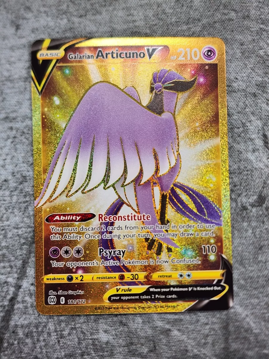 Galarian Articuno V Secret Rare - 181/172 - Brilliant Stars – Card