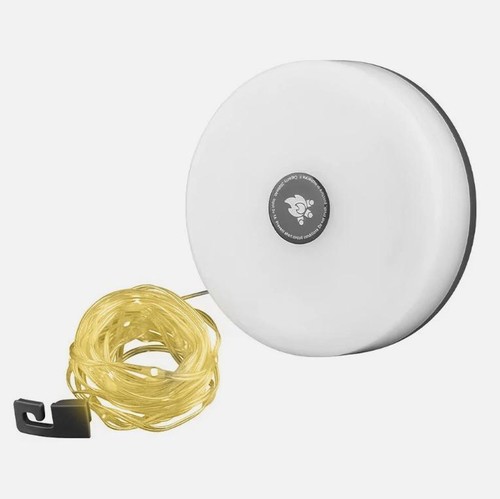 Solar 10m 2in1 LED Camping String Light Portable Stowable Retractable Waterproof - Picture 9 of 17