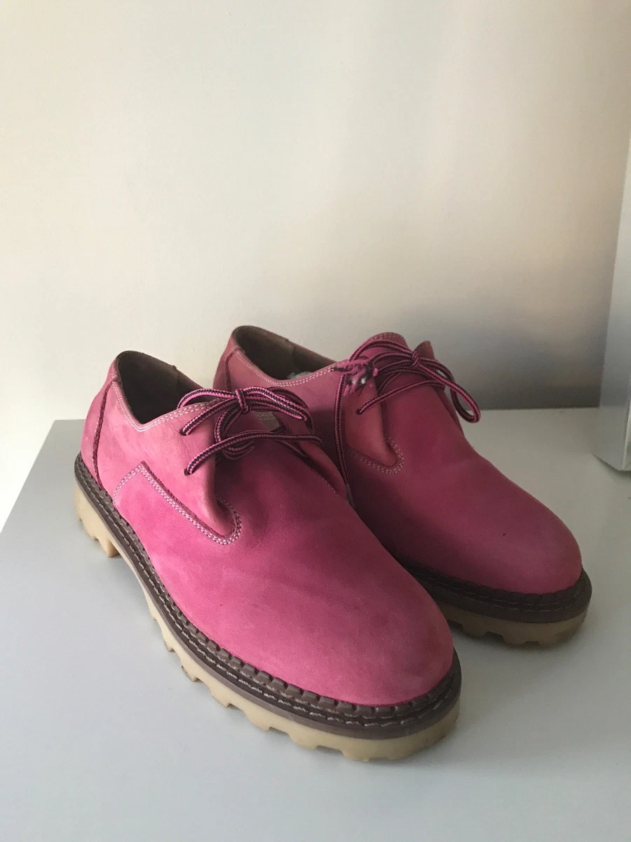 Pink sales suede oxfords