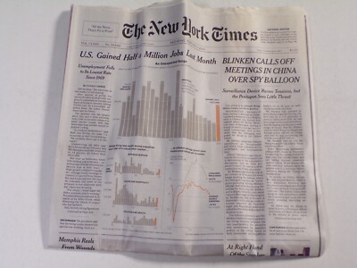 The New York Times Complete No 59689, February 4th 2023, Spy Balloon 061424JENON