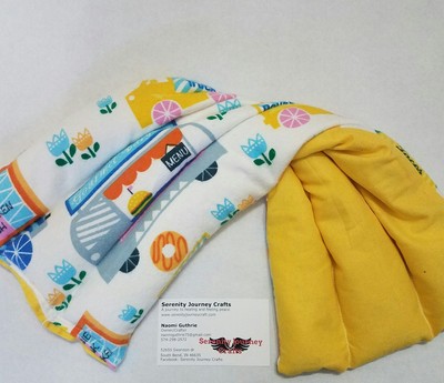 rice flax seed bag, heating/cooling pad, rice bag, doughnuts, burgers