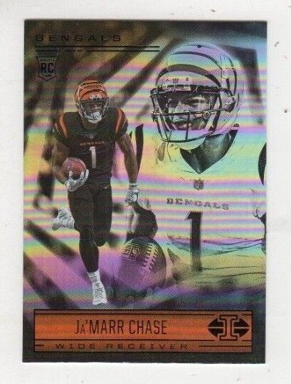 2021 Panini Illusions Football Ja'Marr Chase #65 Rookie Card