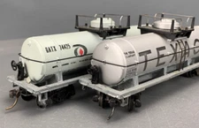 2X HO Tank Cars Texaco TCX 9340 & Diamond Chemical GATX 74425 w/KDs HO5342