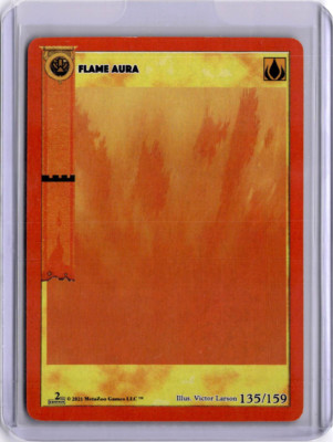 #135/159 - FLAME AURA - REGULAR - CRYPTID NATION 2ND ED - METAZOO - ENGLISCH
