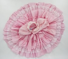 Vintage Martha  s Miniatures We  re Fussy Dress Size 4 Or 5 Short Sleeve Pink