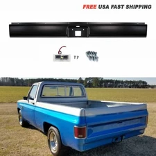 Rear Roll Pan W/LED License Plate Light For Chevy C10 C20 1973-1987 Fleetside 