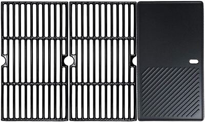 Grill Cooking Grates And Griddle 3Pcs 16 7/8'' for Charbroil Kenmore Master Chef