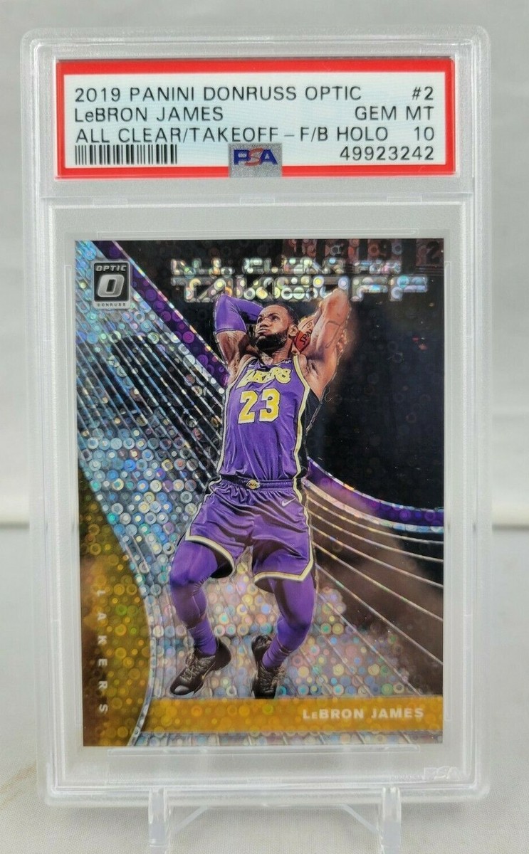 2019 Panini Optic Lebron James All Clear for Takeoff Fast Break