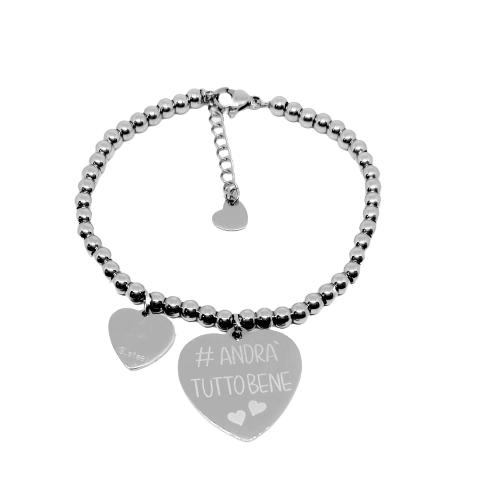 Bracciale Fortunato Donna - Acciaio Inossidabile Con Ciondolo Cuore, Regalo Perfetto Per Sposa O Amica - Foto 6